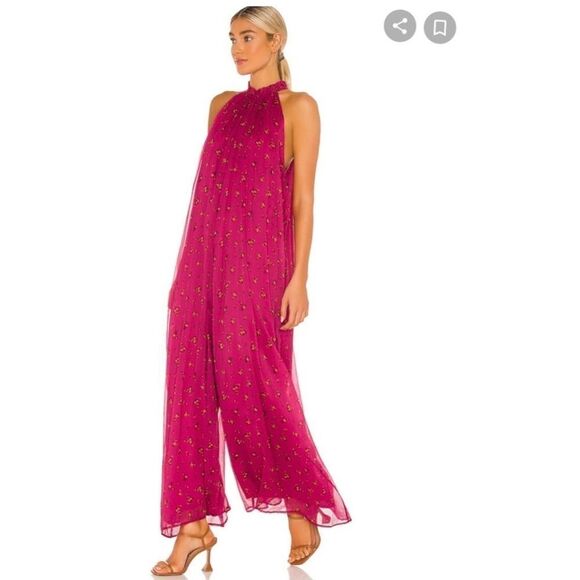 Free People The Edge of Love Jumpsuit size M NWOT - Picture 4 of 9